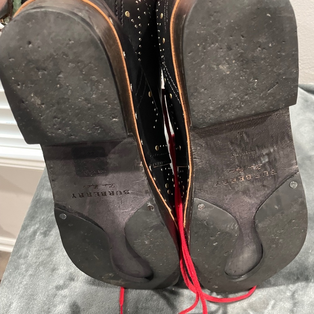 Burberry Black and Red Men's Clog Shoes - Picture 4 of 14